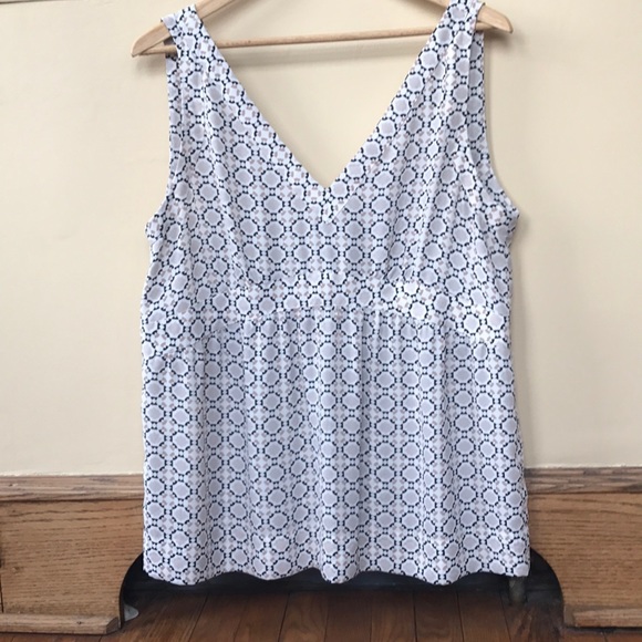 LOFT Tops - LOFT Geometric Patterned Tank